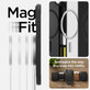 Spigen - Case Rugged Armor with MagSafe for iPhone 16, Matte Black