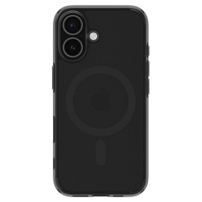 Spigen - Case Ultra Hybrid "T" with MagSafe for iPhone 16, Frost Black