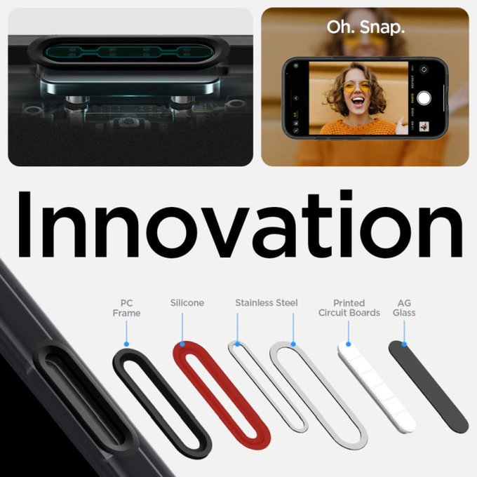 Spigen - Case Ultra Hybrid "T" with MagSafe for iPhone 16, Frost Black