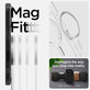 Spigen - Case Ultra Hybrid "T" with MagSafe for iPhone 16, Frost Black