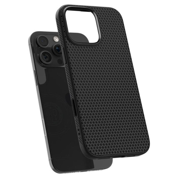 Spigen - Case Liquid Air "T" with MagSafe for iPhone 16 Pro, Matte Black