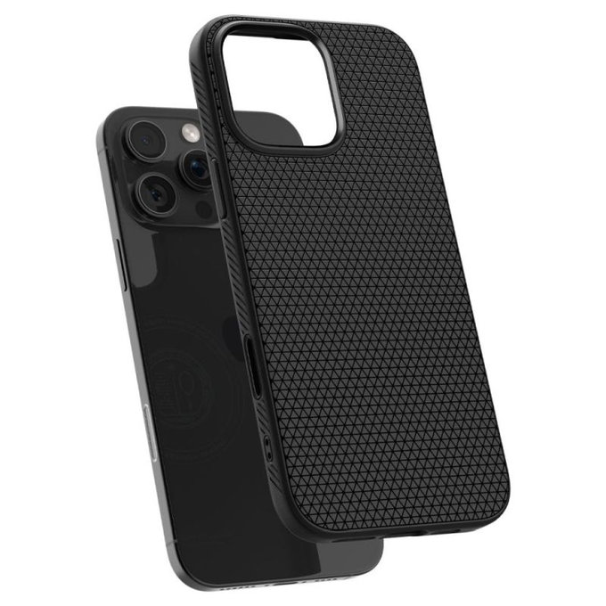 Spigen - Case Liquid Air "T" with MagSafe for iPhone 16 Pro, Matte Black