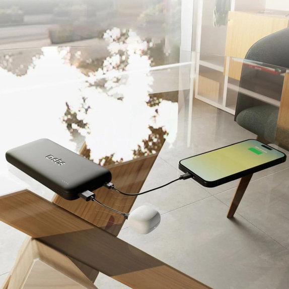 SBS - PowerBank 10000mAh, 10W, Infinity, LiFePO4, USB-C/USB-A, black
