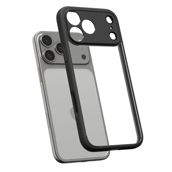 Spigen - Ultra Hybrid Case for iPhone 17 Pro Max, Matte Black