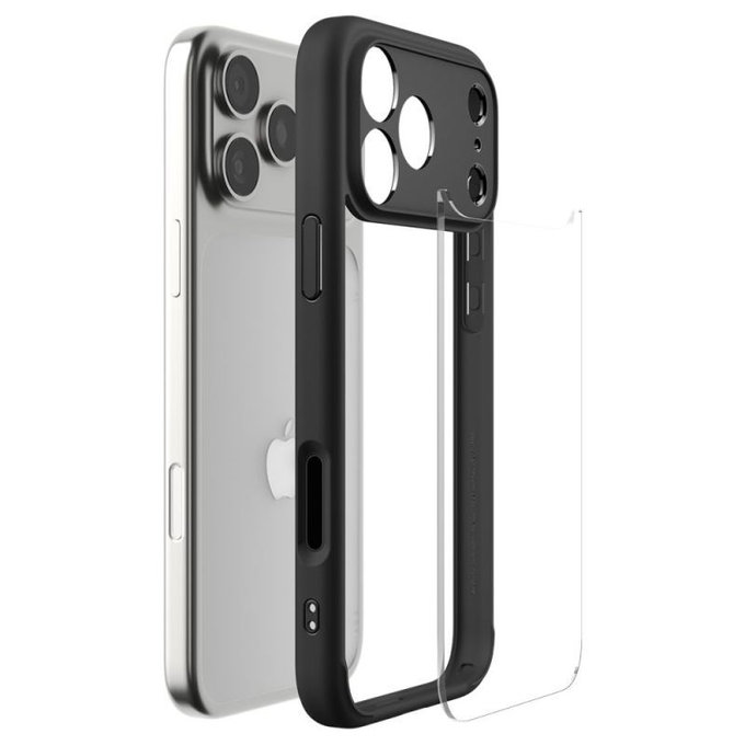 Spigen - Ultra Hybrid Case for iPhone 17 Pro Max, Matte Black