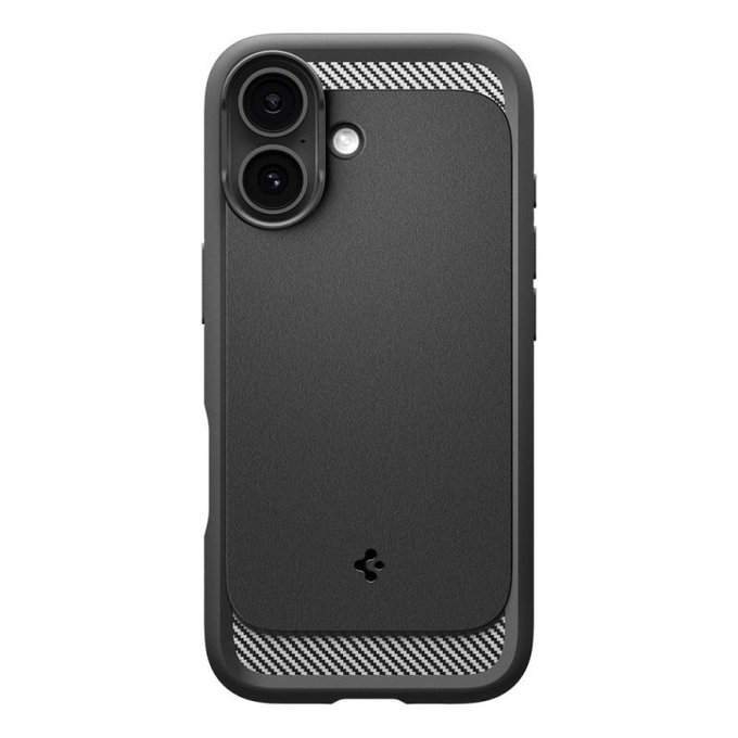 Spigen - Rugged Armor Case with MagSafe for iPhone 17, Matte Black