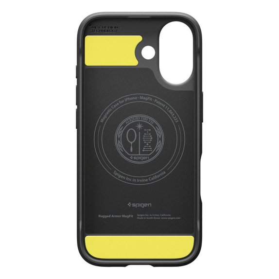 Spigen - Rugged Armor Case with MagSafe for iPhone 17, Matte Black