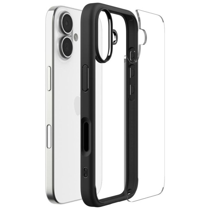 Spigen - Ultra Hybrid Case for iPhone 17, Matte Black
