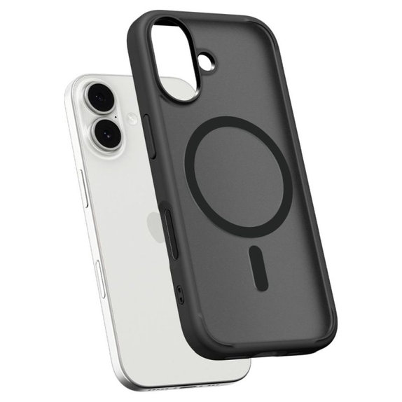 Spigen - Ultra Hybrid Case with MagSafe for iPhone 17, Frost Black