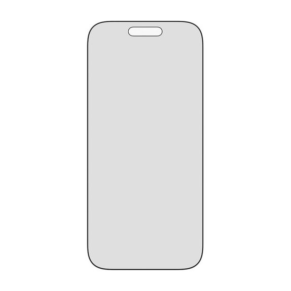 UWF 2-Way Privacy Tempered Glass with Applicator for iPhone 17 Pro, Black, PanzerGlass