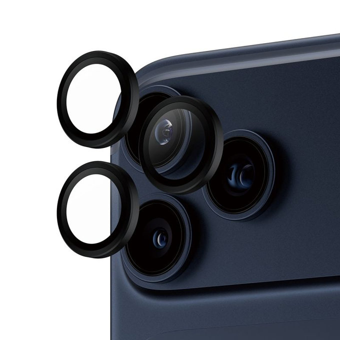 PanzerGlass - Hoops Camera Lens Protector for iPhone 17 Pro Max/17 Pro/16 Pro Max/16 Pro, black