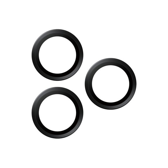 PanzerGlass - Hoops Camera Lens Protector for iPhone 17 Pro Max/17 Pro/16 Pro Max/16 Pro, black