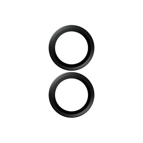 Hoops Camera Lens Protector for iPhone 17/16 Plus/16, Black, PanzerGlass