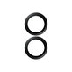 Hoops Camera Lens Protector for iPhone 17/16 Plus/16, Black, PanzerGlass