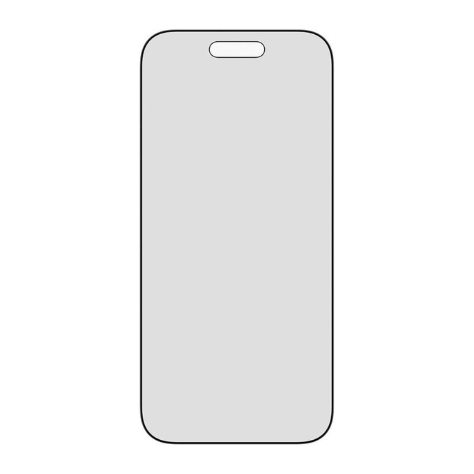 Tempered Glass UWF 2-Way Privacy with Applicator for iPhone 17 Air, Black, PanzerGlass