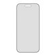 Tempered Glass UWF 2-Way Privacy with Applicator for iPhone 17 Air, Black, PanzerGlass