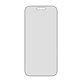 UWF 2-Way Privacy Tempered Glass with Fastfit for iPhone 17 Pro Max, Black, PanzerGlass
