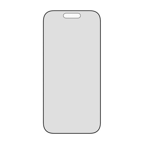 UWF 2-Way Privacy Tempered Glass with Fastfit for iPhone 17/16 Pro, Black, PanzerGlass