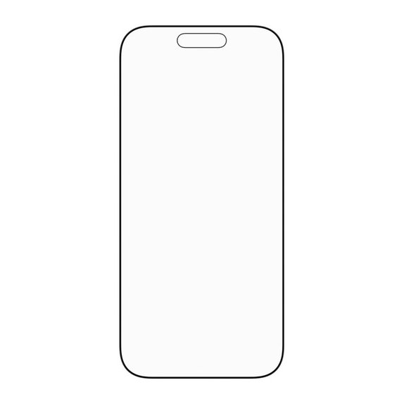 Tempered Glass UWF Stealth with Fastfit for iPhone 17/16 Pro, Black, PanzerGlass