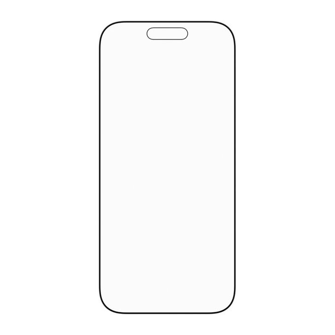 Tempered Glass UWF Stealth with Fastfit for iPhone 17/16 Pro, Black, PanzerGlass