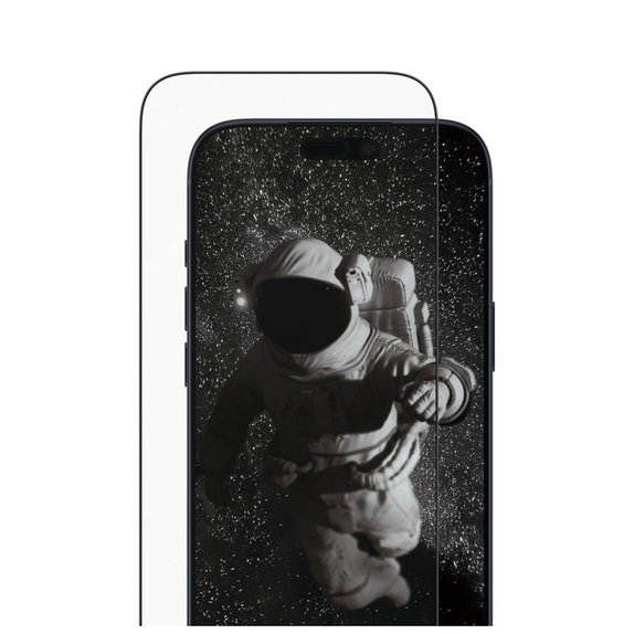 Tempered Glass UWF Ceramic II with Applicator for iPhone 17 Pro Max, Black, PanzerGlass