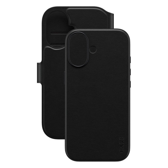 Wallet Tango Two-In-One Case with MagSafe for iPhone 17, Black, CARE