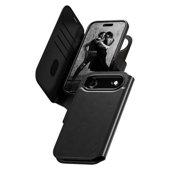 Case Wallet Tango Two-In-One with MagSAFE by PanzerGlass for iPhone Air, Black, PanzerGlass
