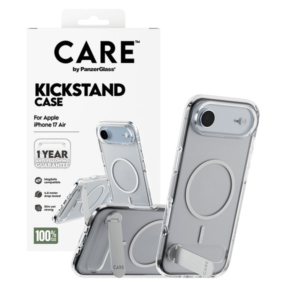 Case Kickstand for iPhone Air, Transparent, PanzerGlass