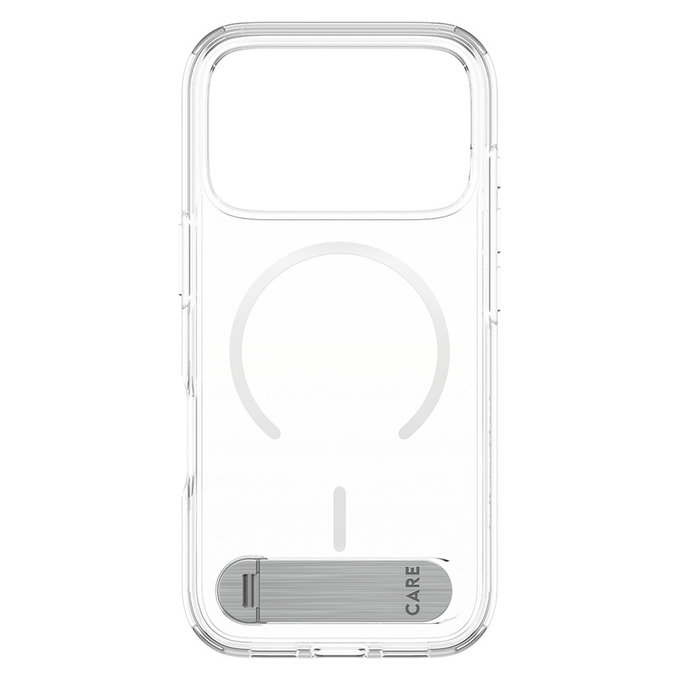 Case Kickstand for iPhone 17 Pro, Transparent, PanzerGlass