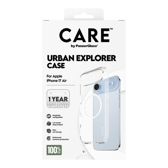 Urban Explorer Case with MagSafe for iPhone Air, White, CARE