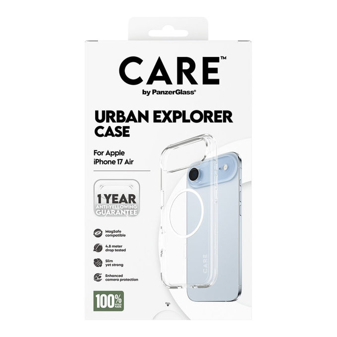 Urban Explorer Case with MagSafe for iPhone Air, White, CARE