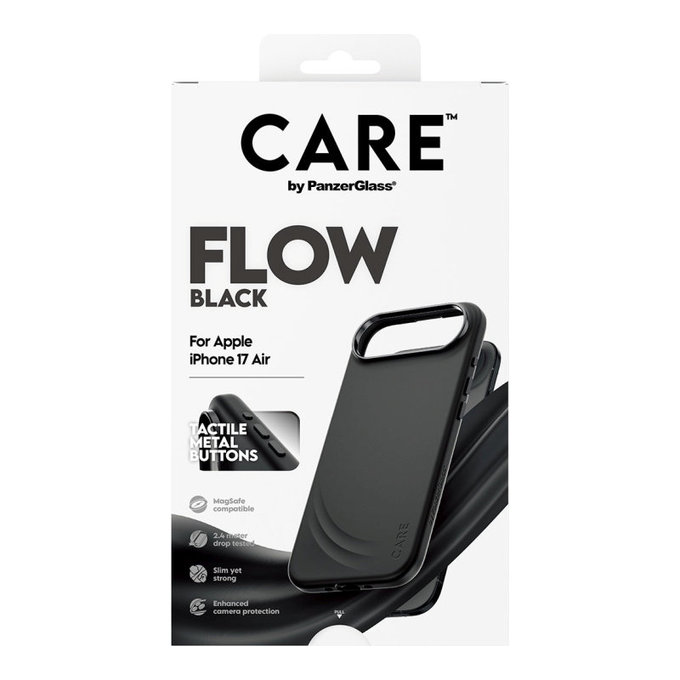 FLOW Case with MagSafe for iPhone Air, Black, CARE