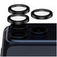 Hoops Ceramic II Camera Lens Protector for iPhone 17 Pro Max/17 Pro/16 Pro Max/16 Pro, Black, PanzerGlass