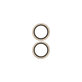 Camera Lens Protector Hoops for iPhone 17/16 Plus/16, Glitter Gold, PanzerGlass