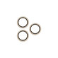 Camera Lens Protector Hoops for iPhone 17 Pro Max/17 Pro/16 Pro Max/16 Pro, Glitter Gold, PanzerGlass