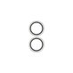 Camera Lens Protector Hoops for iPhone 17/16 Plus/16, Glitter Silver, PanzerGlass