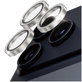 Camera Lens Protector Hoops for iPhone 17 Pro Max/17 Pro/16 Pro Max/16 Pro, Glitter Silver, PanzerGlass