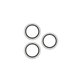 Camera Lens Protector Hoops for iPhone 17 Pro Max/17 Pro/16 Pro Max/16 Pro, Glitter Silver, PanzerGlass