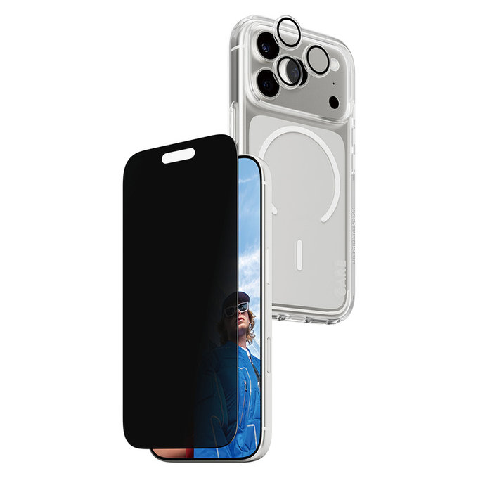 Bundle 3-in-1 Privacy for iPhone 17 Pro, PanzerGlass