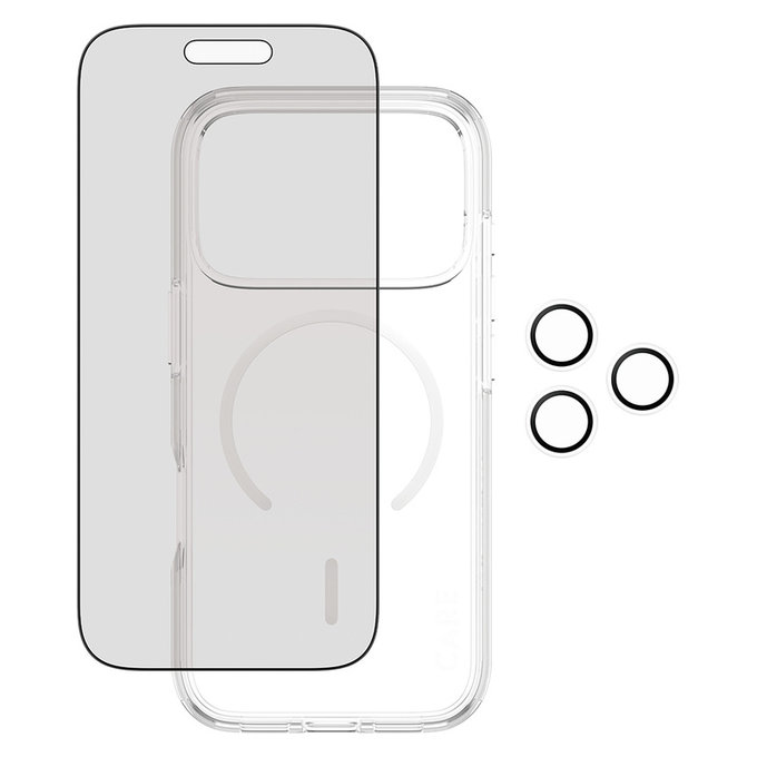 Bundle 3-in-1 Privacy for iPhone 17 Pro, PanzerGlass