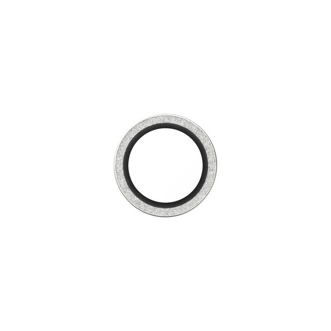 Camera Lens Protector Hoops for iPhone 17 Air, Glitter Silver, PanzerGlass