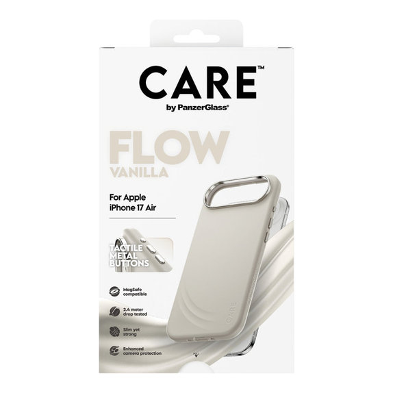 FLOW Case with MagSafe for iPhone Air, Vanilla, CARE