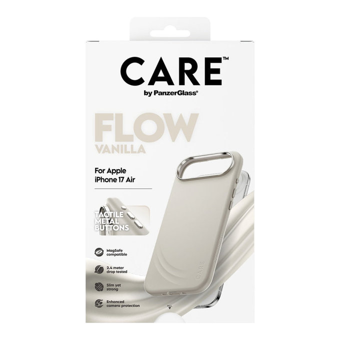 FLOW Case with MagSafe for iPhone Air, Vanilla, CARE