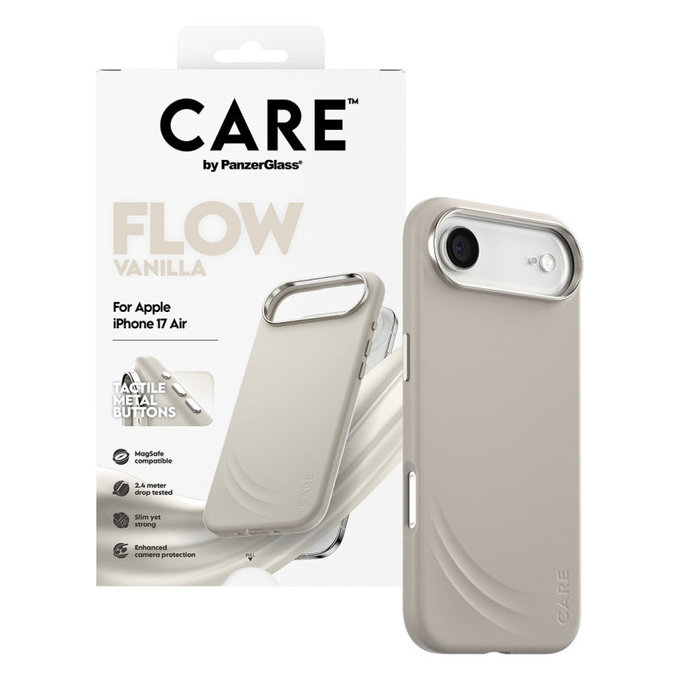 FLOW Case with MagSafe for iPhone Air, Vanilla, CARE