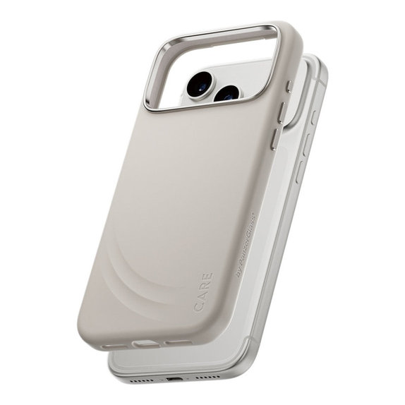FLOW Case with MagSafe for iPhone 17 Pro Max, Vanilla, CARE