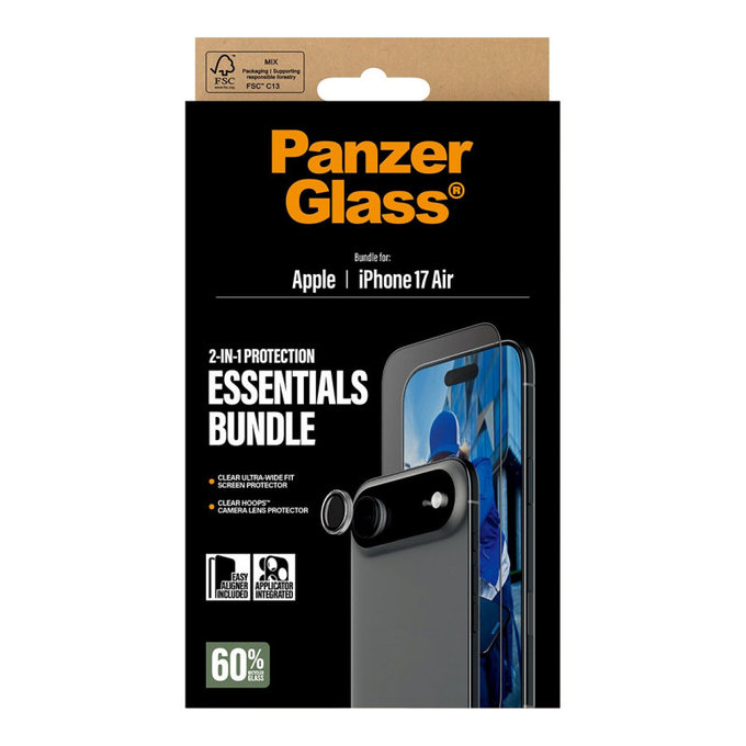 Bundle Essentials 2-in-1 for iPhone Air, PanzerGlass