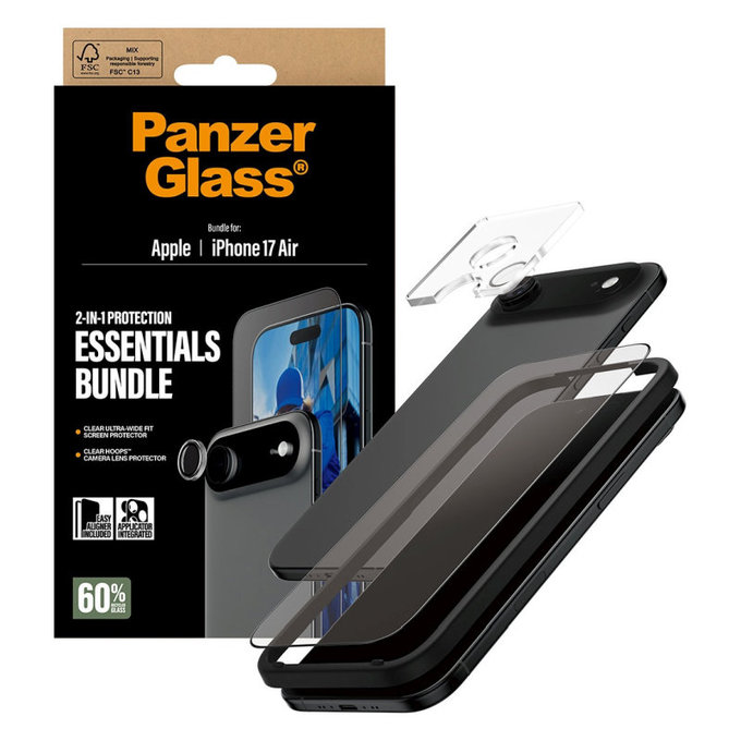 Bundle Essentials 2-in-1 for iPhone Air, PanzerGlass