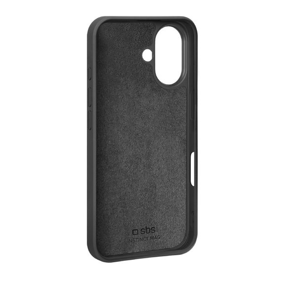 SBS - Instinct Mag Case Compatible with MagSafe for iPhone 17, black