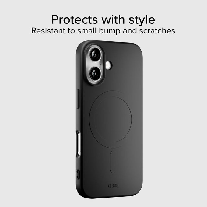 SBS - Instinct Mag Case Compatible with MagSafe for iPhone 17, black