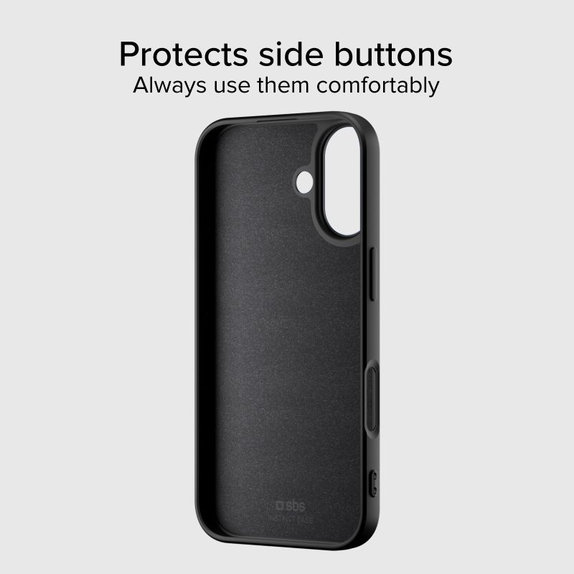 SBS - Instinct Mag Case Compatible with MagSafe for iPhone 17, black
